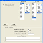 Production Monthly Report Parameters